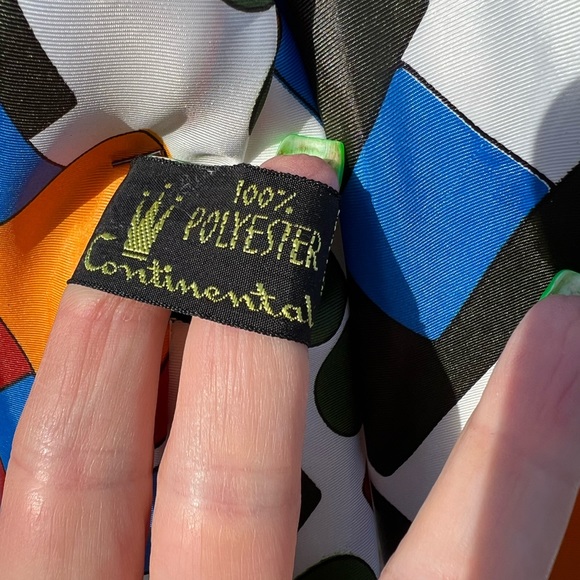 Vintage Continental Polyester Tie - Picture 4 of 6